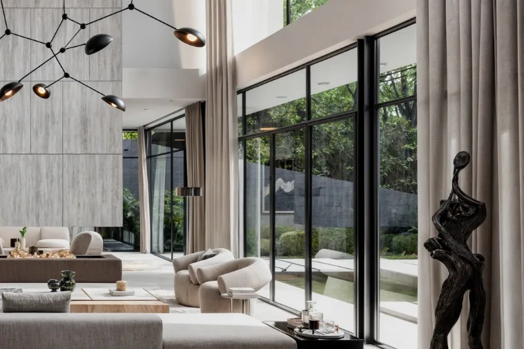 Modern home detail